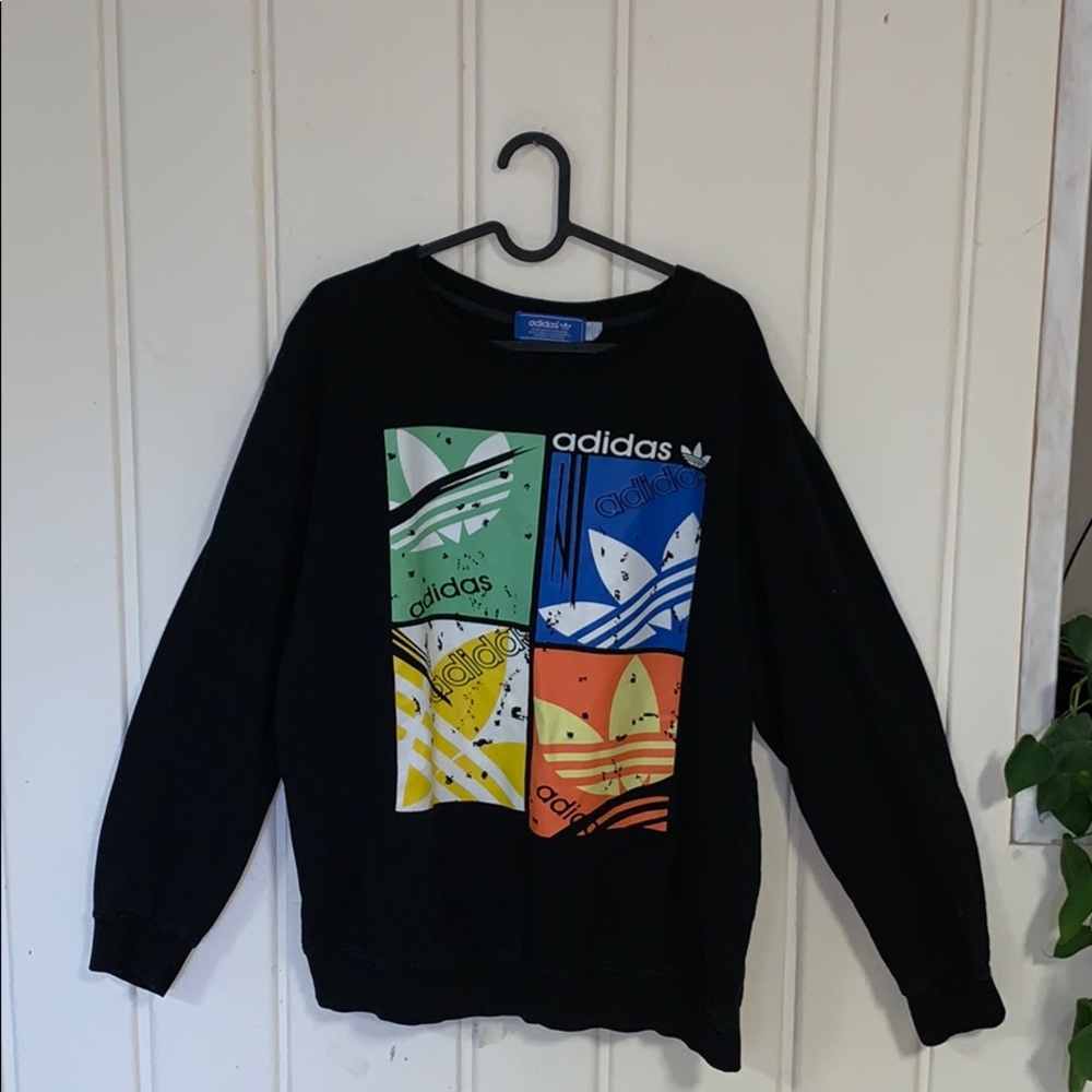 ADIDAS ORIGINALS BLACK LONG SLEEVE
